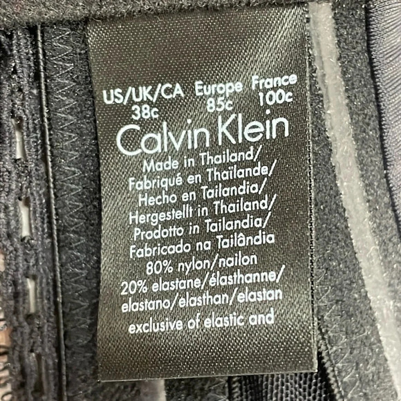 NWOT Calvin Klein Convertible Multiway Bra Black 38C - Picture 8 of 16